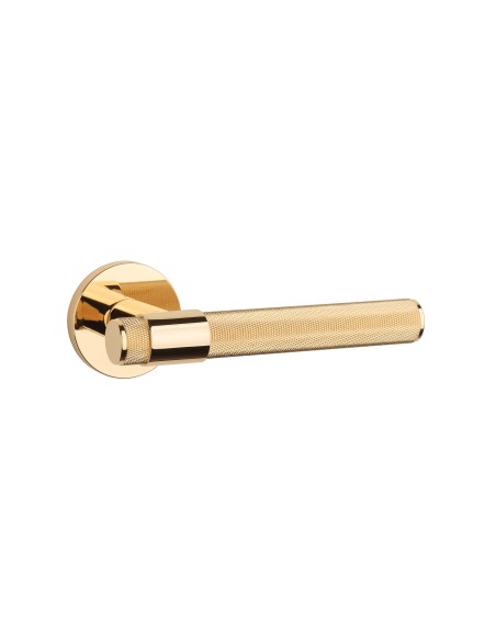 KLAMKA APRILE GLORIA ROZETA R SLIM 7MM LG - ZŁOTY POLEROWANY
