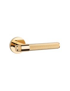 KLAMKA APRILE GLORIA ROZETA R SLIM 7MM LG - ZŁOTY POLEROWANY