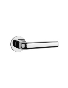 KLAMKA APRILE INULA ROZETA R SLIM 7MM CP - CHROM POLEROWANY 2