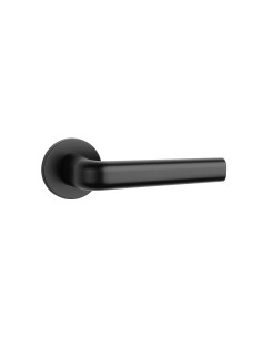 KLAMKA APRILE INULA ROZETA R SLIM 7MM BLACK - CZARNY MATOWY