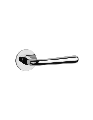 KLAMKA APRILE IRGA ROZETA R SLIM 7MM CP - CHROM POLEROWANY