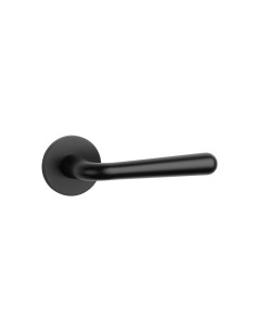 KLAMKA APRILE IRGA ROZETA R SLIM 7MM BLACK - CZARNY MATOWY