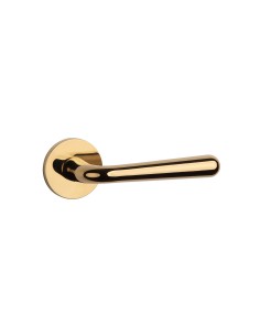 KLAMKA APRILE IRGA ROZETA R SLIM 7MM GOLD PVD - ZŁOTY POLEROWANY PVD 2