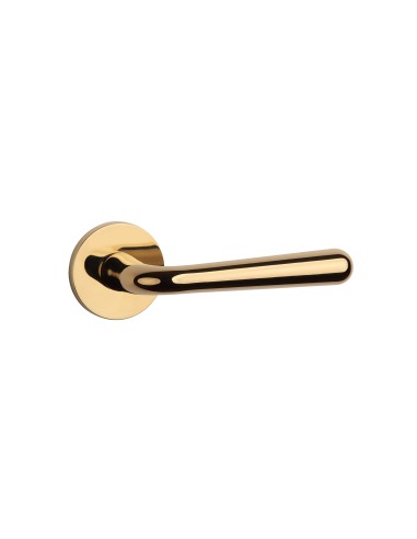 KLAMKA APRILE IRGA ROZETA R SLIM 7MM GOLD PVD - ZŁOTY POLEROWANY PVD