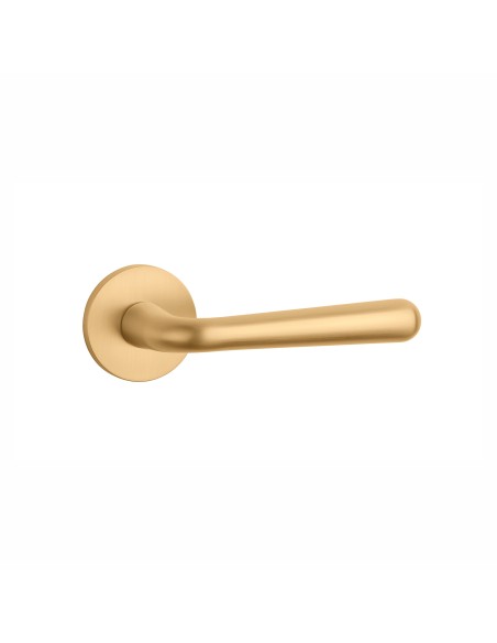KLAMKA APRILE IRGA ROZETA R SLIM 7MM GOLD SATIN - ZŁOTY MATOWY