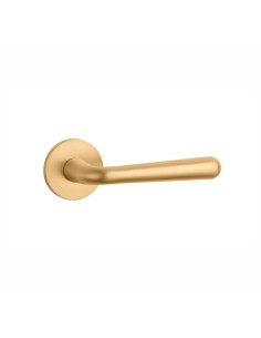 KLAMKA APRILE IRGA ROZETA R SLIM 7MM GOLD SATIN - ZŁOTY MATOWY