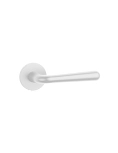 KLAMKA APRILE IRGA ROZETA R SLIM 7MM WHITE - BIAŁY MATOWY 2