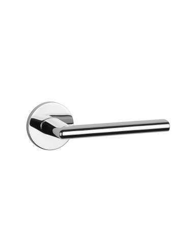 KLAMKA APRILE KALMIA ROZETA R SLIM 7MM CP - CHROM POLEROWANY