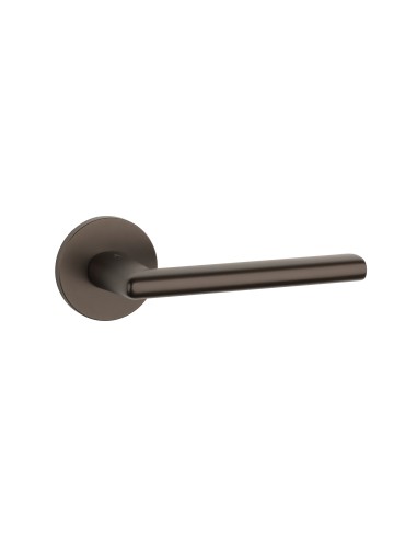 KLAMKA APRILE KALMIA ROZETA R SLIM 7MM BR - BRĄZOWY