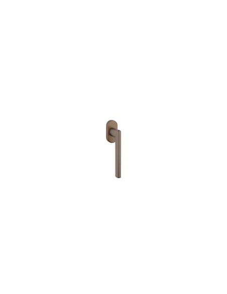 KLAMKA APRILE KALMIA ROZETA R SLIM 7MM BR - BRĄZOWY