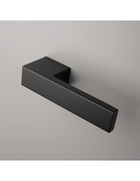 KLAMKA APRILE CARLINA ROZETA RTH SLIM 7MM BK - CZARNY MATOWY