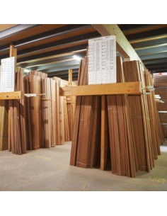 KANTÓWKA STRUGANA Z CZERWONEGO DREWNA EGZOTYCZNEGO 4 × 15 MM