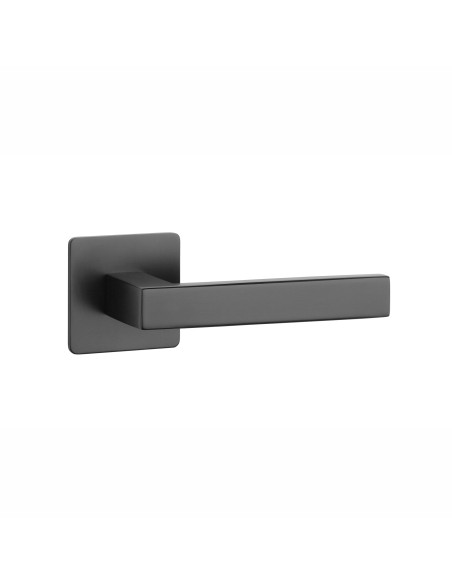 KLAMKA STERK KVADRAT 1760 ROZETA ULTRA SLIM 3MM F5 - CZARNY MATOWY