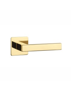 KLAMKA STERK KVADRAT 1760 ROZETA ULTRA SLIM 3MM GOLD PVD - ZŁOTY POLEROWANY PVD