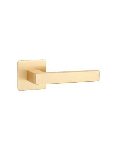 KLAMKA STERK KVADRAT 1760 ROZETA ULTRA SLIM 3MM MG - ZŁOTY MATOWY