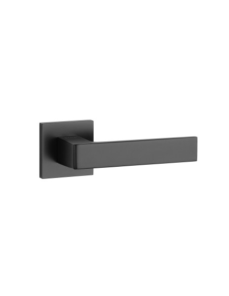 KLAMKA STILE HIRA ROZETA Q SLIM 7MM BLACK - CZARNY MATOWY