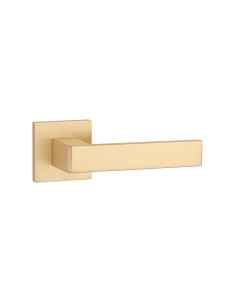 KLAMKA STILE HIRA ROZETA Q SLIM 7MM GOLD SATIN - ZŁOTY MATOWY