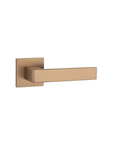 KLAMKA STILE HIRA ROZETA Q SLIM 7MM LIGHT BROWN - JASNY BRĄZOWY