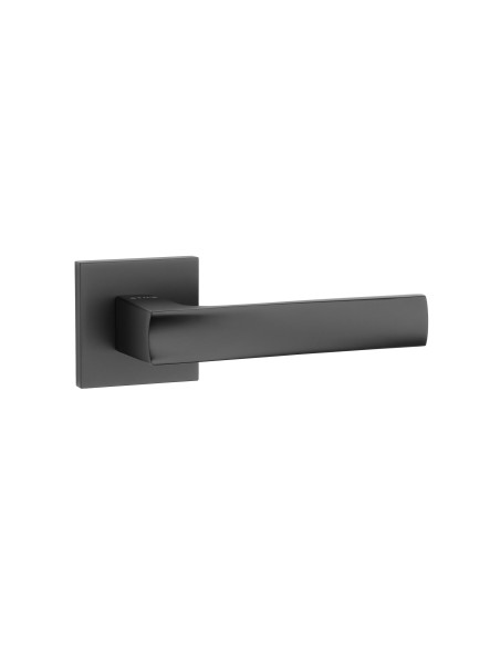 KLAMKA STILE LIMA ROZETA Q SLIM 7MM BLACK - CZARNY MATOWY