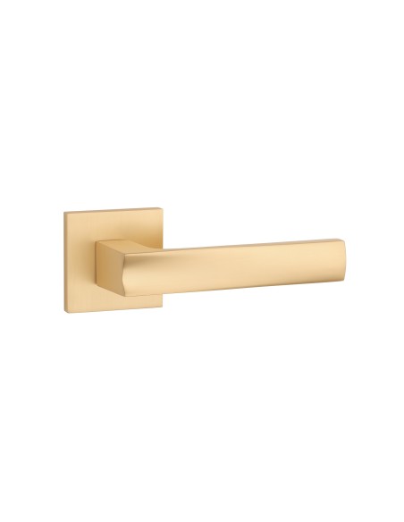 KLAMKA STILE LIMA ROZETA Q SLIM 7MM GOLD SATIN - ZŁOTY MATOWY