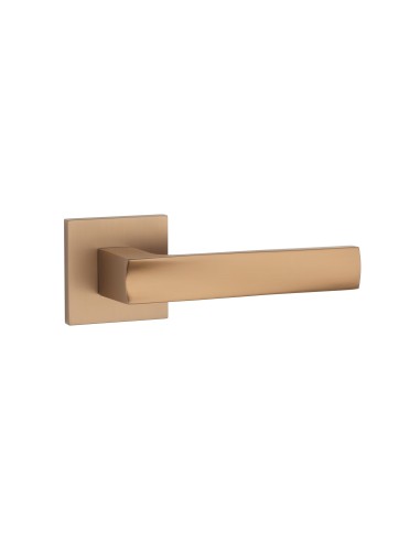 KLAMKA STILE LIMA ROZETA Q SLIM 7MM LIGHT BROWN - JASNY BRĄZOWY