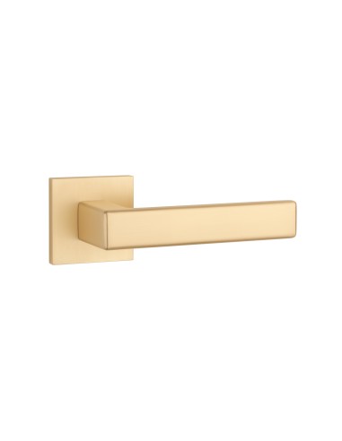 KLAMKA STILE MIIA ROZETA Q SLIM 7MM GOLD SATIN - ZŁOTY MATOWY