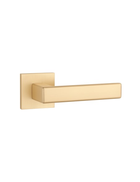 KLAMKA STILE MIIA ROZETA Q SLIM 7MM GOLD SATIN - ZŁOTY MATOWY