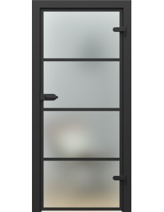 PORTA GLASS SZYBA MATOWA Z MALOWANYMI SZPROSAMI, WZÓR 2