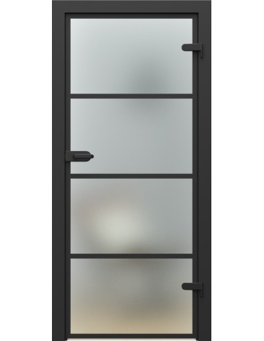 PORTA GLASS SZYBA MATOWA Z MALOWANYMI SZPROSAMI, WZÓR 2