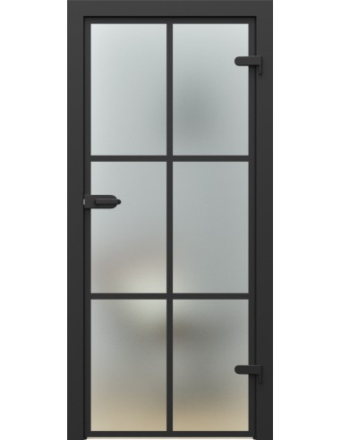 PORTA GLASS SZYBA MATOWA Z MALOWANYMI SZPROSAMI, WZÓR 3