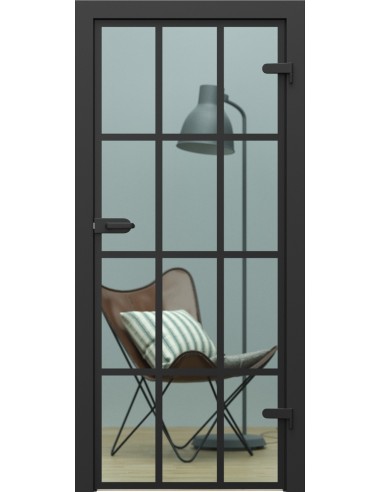 PORTA GLASS SZYBA PRZEZROCZYSTA Z MALOWANYMI SZPROSAMI