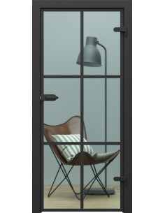 PORTA GLASS SZYBA PRZEZROCZYSTA Z MALOWANYMI SZPROSAMI, WZÓR 3