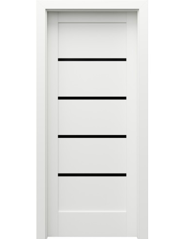 PORTA VERTE HOME MODEL G.4 Z CZARNĄ SZYBĄ