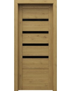 PORTA VERTE HOME MODEL H.4 Z CZARNĄ SZYBĄ