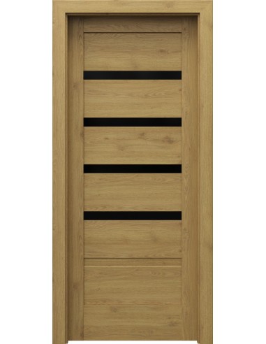 PORTA VERTE HOME MODEL H.4 Z CZARNĄ SZYBĄ