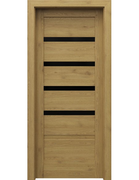 PORTA VERTE HOME MODEL H.4 Z CZARNĄ SZYBĄ