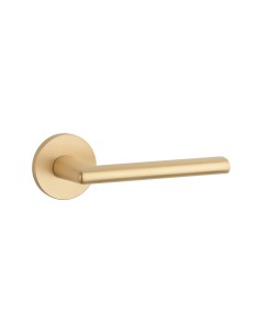 KLAMKA APRILE KALMIA ROZETA R SLIM 7MM GOLD SATIN - ZŁOTY MATOWY