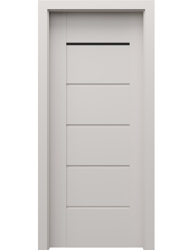 PORTA VERTE PREMIUM MODEL E.1 Z CZARNĄ SZYBĄ