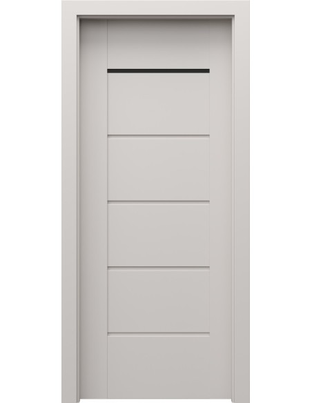 PORTA VERTE PREMIUM MODEL E.1 Z CZARNĄ SZYBĄ