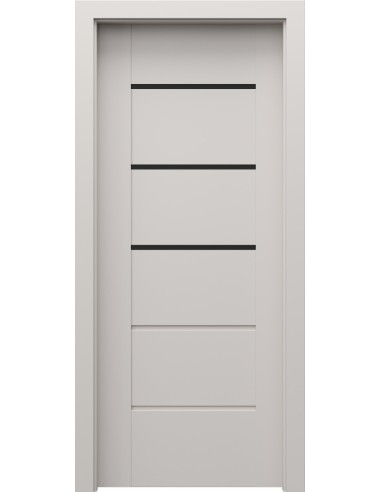 PORTA VERTE PREMIUM MODEL E.3 Z CZARNĄ SZYBĄ