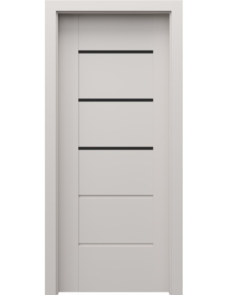 PORTA VERTE PREMIUM MODEL E.3 Z CZARNĄ SZYBĄ