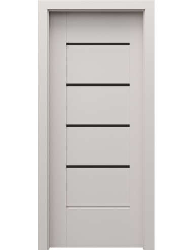 PORTA VERTE PREMIUM MODEL E.4 Z CZARNĄ SZYBĄ