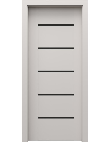 PORTA VERTE PREMIUM MODEL E.5 Z CZARNĄ SZYBĄ