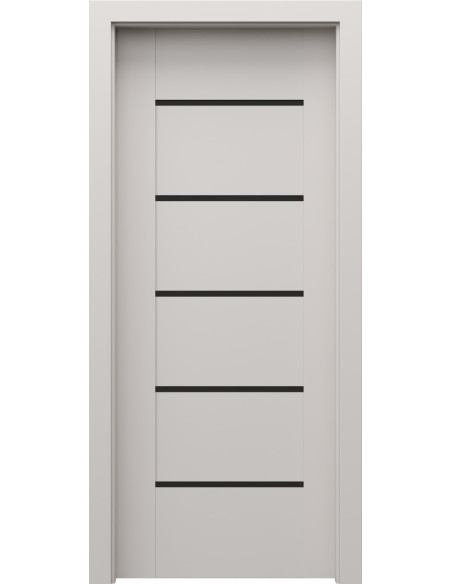 PORTA VERTE PREMIUM MODEL E.5 Z CZARNĄ SZYBĄ
