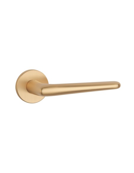 KLAMKA APRILE LAVANDA ROZETA R SLIM 7MM KG - ZŁOTY MATOWY