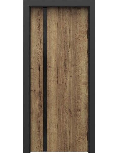 PORTA LOFT MODEL 4.A Z CZARNĄ SZYBĄ I OŚCIEŻNICĄ