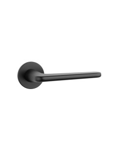 KLAMKA APRILE LIRA ROZETA R SUPER SLIM 5MM BK - CZARNY MATOWY