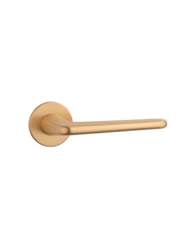 KLAMKA APRILE LIRA ROZETA R SUPER SLIM 5MM KG - ZŁOTY MATOWY