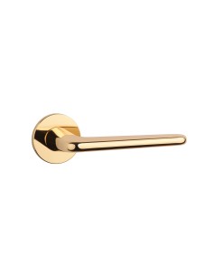 KLAMKA APRILE LIRA ROZETA R SUPER SLIM 5MM LG - ZŁOTY POLEROWANY