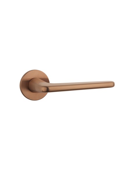 KLAMKA APRILE LIRA ROZETA R SUPER SLIM 5MM PN PVD - MIEDZIANY PVD